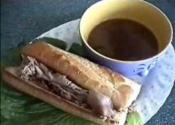 Beef Baguette With Dip